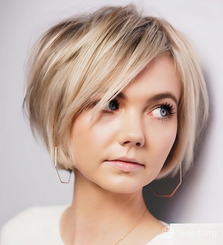 Classic Bob with Natural Highlights