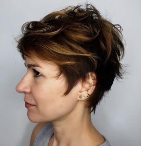 Edgy and Modern with a Tousled Short Cut