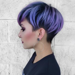 Lavender Dream with Undercut Precision