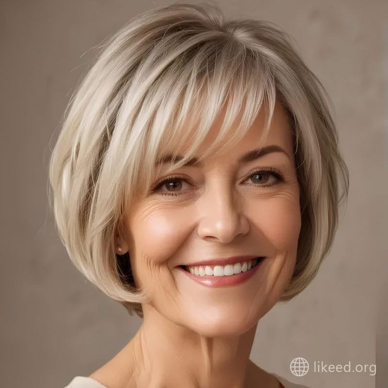 Youthful Elegance in a Soft Bob
