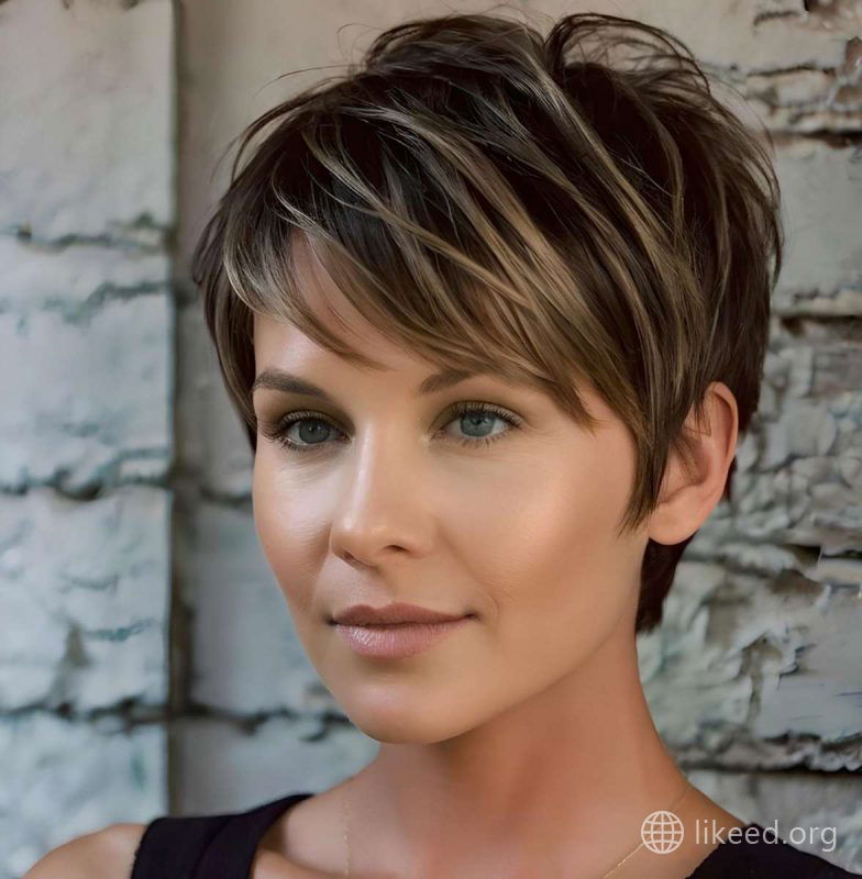 Sleek and Polished Pixie