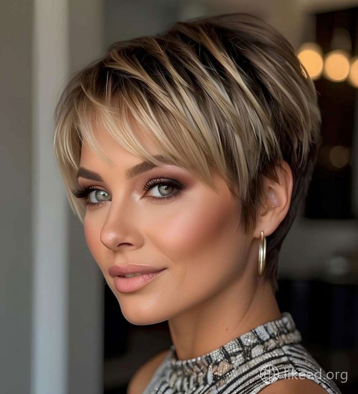 The Textured Pixie with Volume