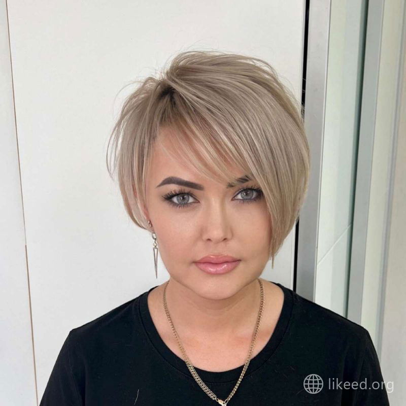 Tousled Asymmetrical Bob with Texture