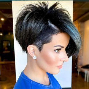 Bold Asymmetry: The Ultimate Edgy Undercut Bob