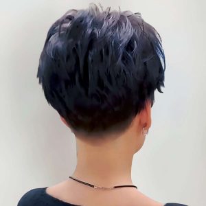 Chic Back View with Tapered Nape