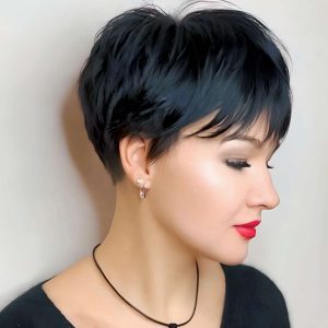 Elegant Layered Pixie Cut