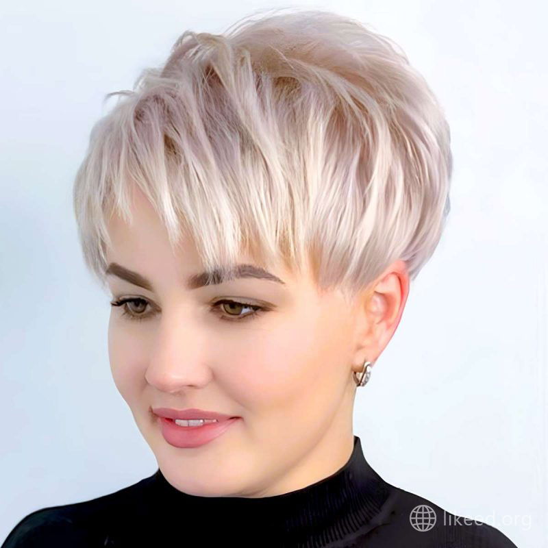 Soft Blonde Pixie with Subtle Layers