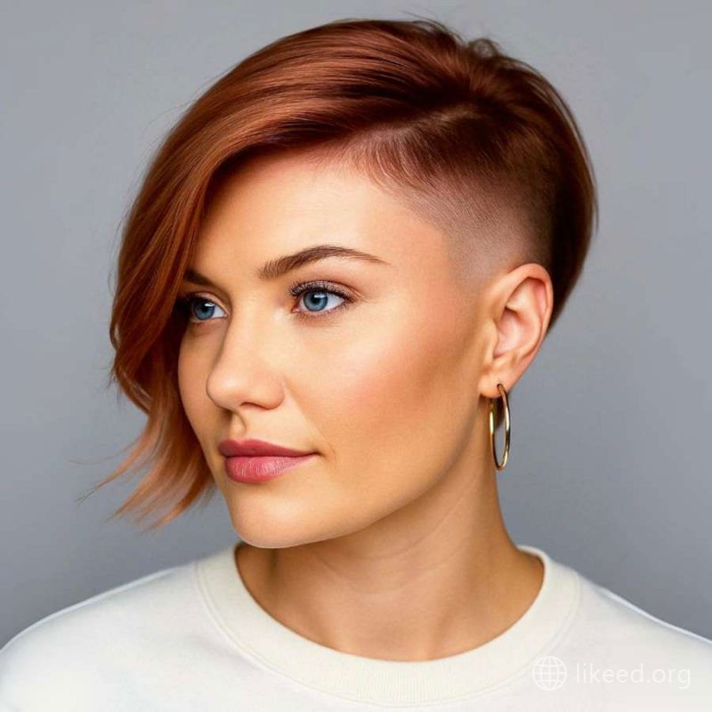 Soft Platinum Pixie with Tapered Elegance