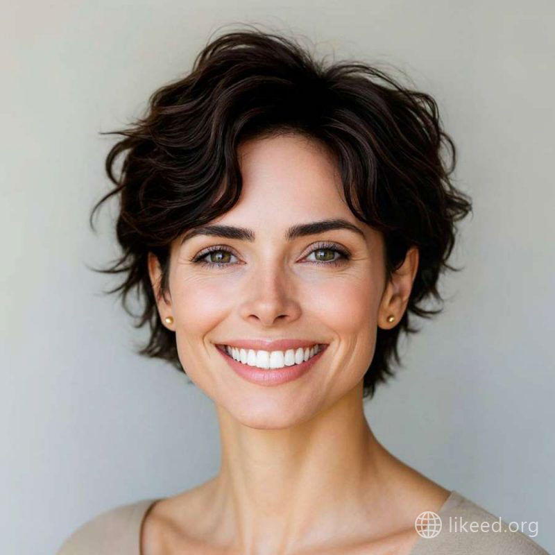 Wavy Brunette Crop – A Natural and Radiant Everyday Look